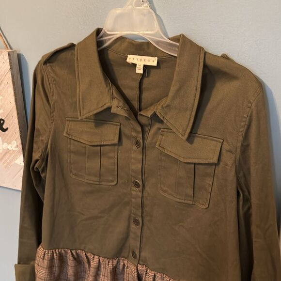 PROMESA Army Green Jacket - M - Like New - Picture 3 of 9